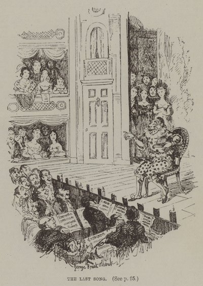 A Última Canção (gravura) de George (after) Cruikshank