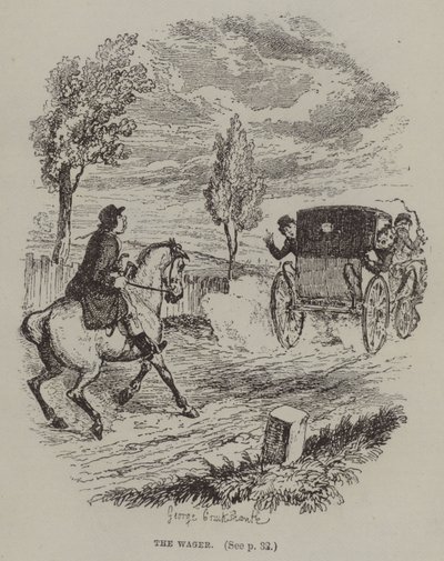 A Aposta (gravação) de George (after) Cruikshank