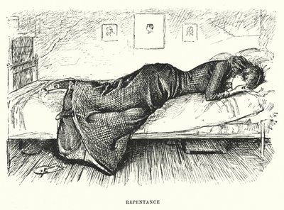 Ilustração para Trilby de George du Maurier (gravura) de George (after) Du Maurier