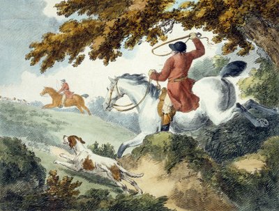 Caça, gravada por J. Wright de George (after) Morland