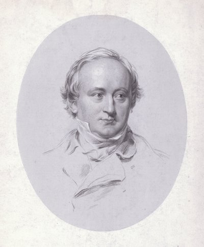 Christian Karl Josias von Bunsen, diplomata e estudioso alemão (gravura) de George (after) Richmond