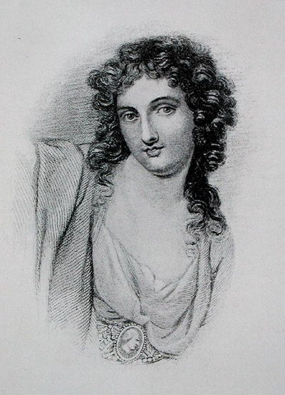 Lady Hamilton (c.1765-1815) (gravura) de George (after) Romney