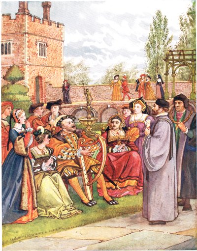 The Kings Ballad, ilustração de &39;A Picture Song Book&39;, 1910 de George, 9th Earl of Carlisle Howard