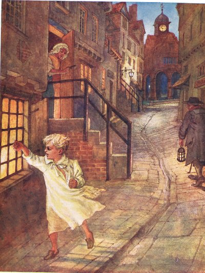 Wee Willie Winkie, ilustração de &39;A Picture Song Book&39;, 1910 de George, 9th Earl of Carlisle Howard