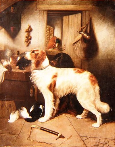 A cozinha do Gamekeeper de George Armfield