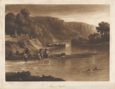 Meuse e Sambre, a partir da Porta da Sambre de George Arnald