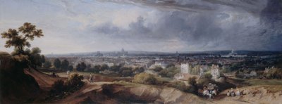 Paris vista das alturas de Montmartre de George Arnald