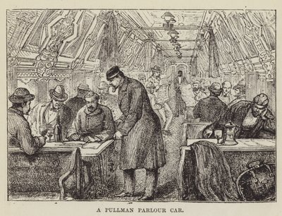 Um carro Pullman Parlor de George Augustus Sala