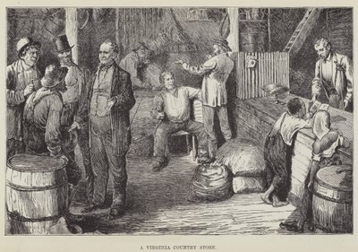 Uma loja do país de Virgínia de George Augustus Sala