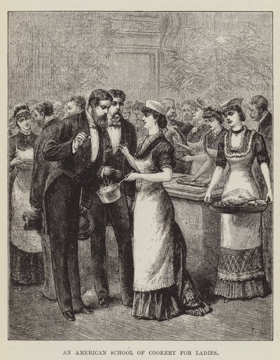 Uma escola americana de culinária para senhoras de George Augustus Sala