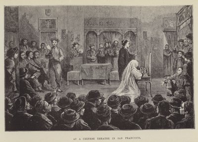 Em um teatro chinês em San Francisco de George Augustus Sala
