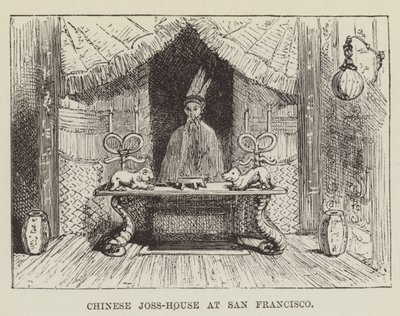 Joss-House chinês em San Francisco de George Augustus Sala