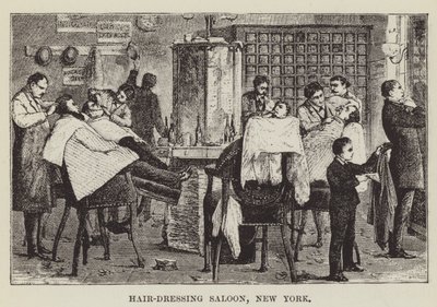 Cabeleireiro, Nova Iorque de George Augustus Sala