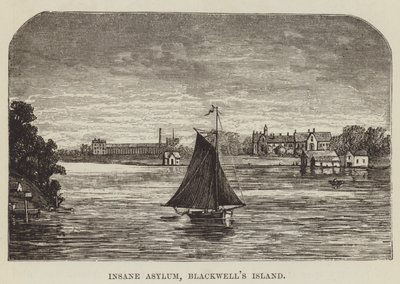 Asilo insano, ilha de Blackwells de George Augustus Sala