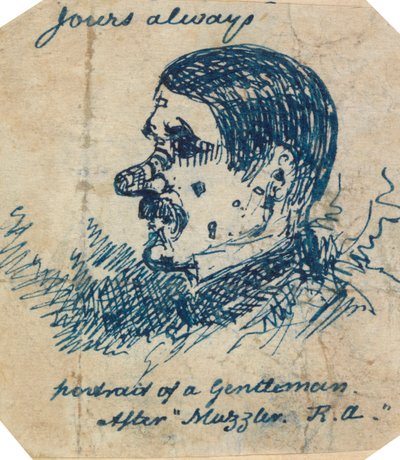 Auto-retrato de George Augustus Sala