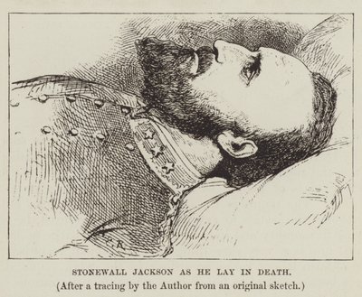 Stonewall Jackson como ele estava na morte de George Augustus Sala