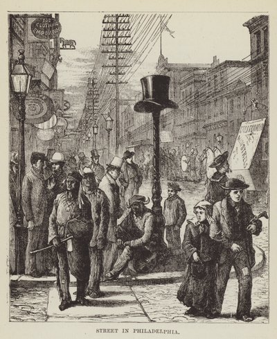 Rua na Filadélfia de George Augustus Sala