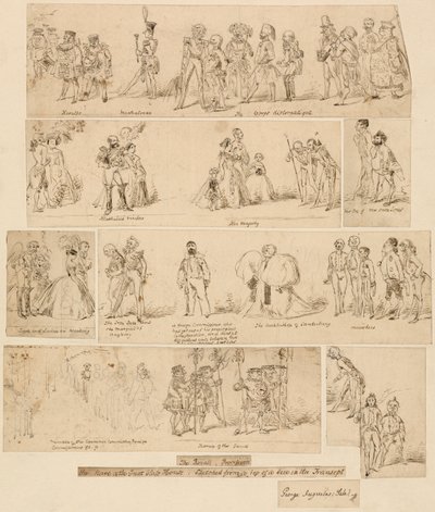 A Procissão Real de George Augustus Sala