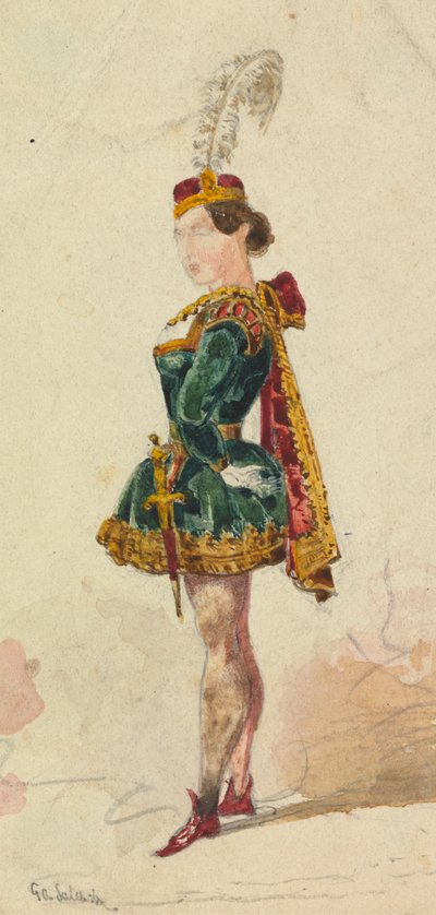 Mulher de Fantasia de George Augustus Sala