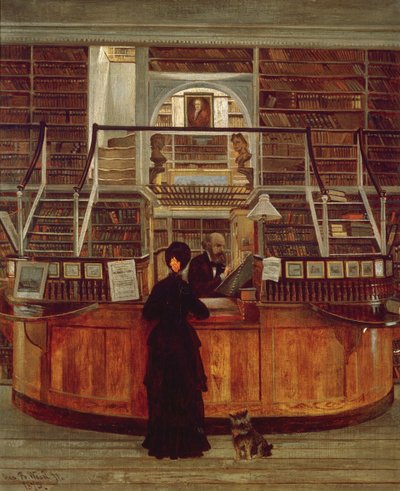 Biblioteca da Filadélfia, 1875 de George Bacon Wood