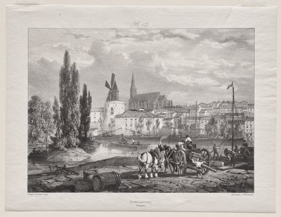 Viagens pitorescas e românticas na França antiga (Languedoc II, parte I): Castelnaudary de George Barnard