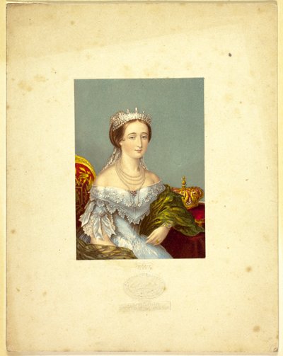 Eugénia, imperatriz dos Franceses de George Baxter