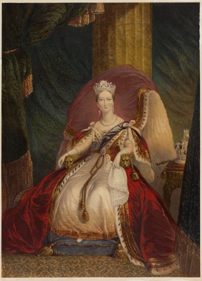 Victoria, Rainha da Grã-Bretanha, Índia, etc. de George Baxter