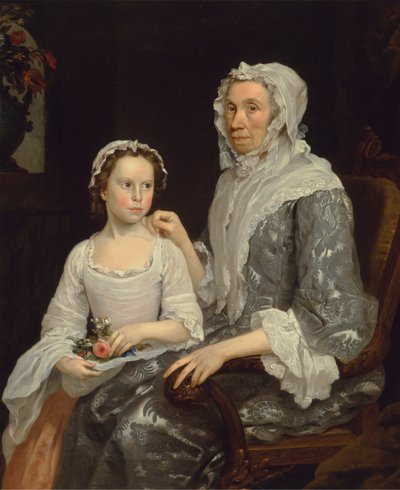 Retrato de uma Idosa e de uma Rapariga de George Beare