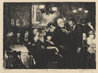 Noite dos Artistas de George Bellows