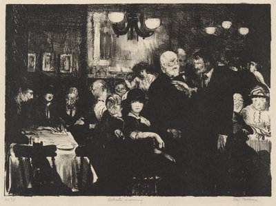 Noite dos Artistas de George Bellows
