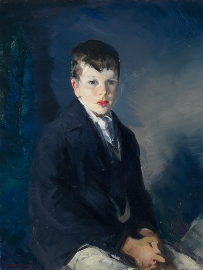 O rapaz do casaco azul de George Bellows