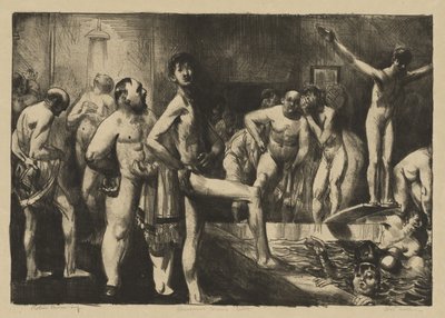 Banho para Homens de Negócios de George Bellows