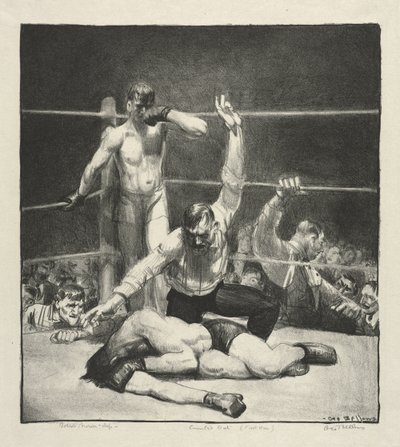 Dado por perdido, a primeira pedra de George Bellows