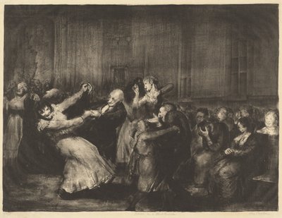 Dança num Manicómio de George Bellows