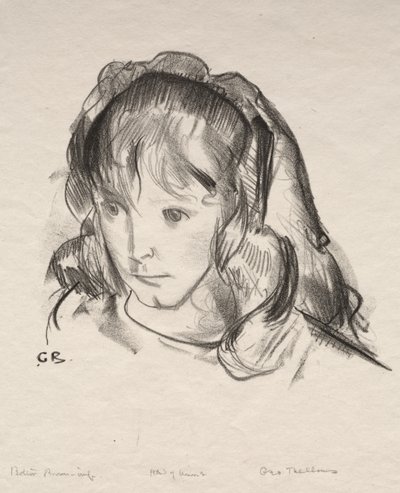 Cabeça da Anne de George Bellows