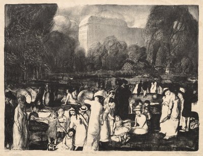 No Parque, Luz de George Bellows