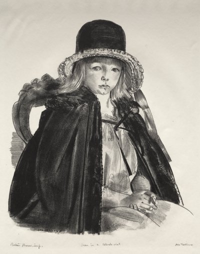 Jean com um chapéu preto de George Bellows