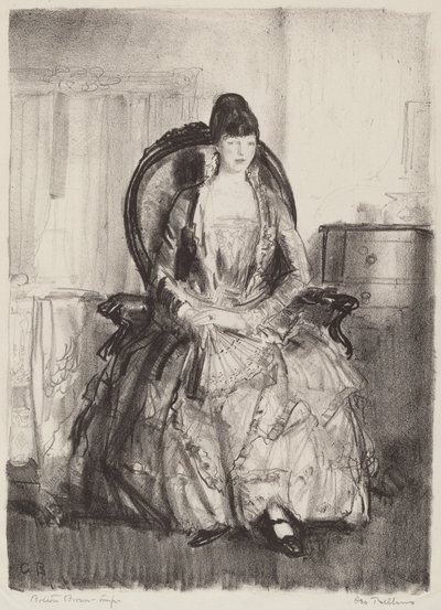 Senhora com um ventilador de George Bellows