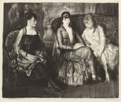 Marjorie, Emma e Elsie, Segunda Pedra de George Bellows