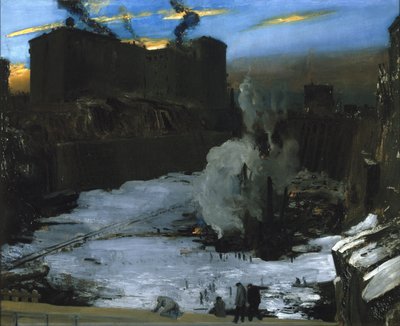 Escavação da Estação da Pensilvânia de George Bellows