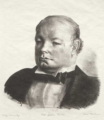 Retrato de Julian Bowes de George Bellows