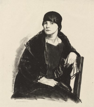 Retrato da Sra. R. de George Bellows