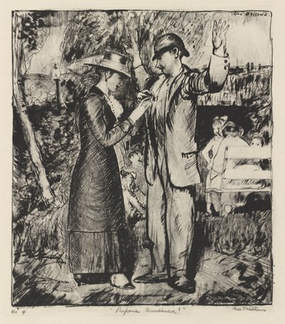 «Preparem-se, América!» de George Bellows