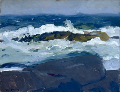 Rock Reef, Maine de George Bellows