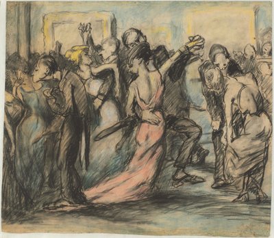 Society Ball [verso] de George Bellows