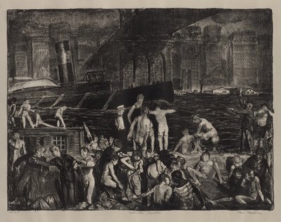 Praia de Splinter de George Bellows