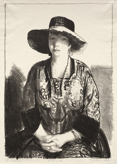 O Chapéu Preto de George Bellows