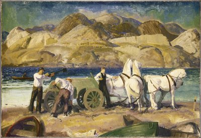 O Carrinho de Areia de George Bellows
