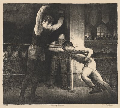 Instalações de treino de George Bellows