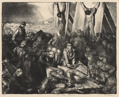 Série «War»:  A Castigo de Deus, Inglaterra de George Bellows